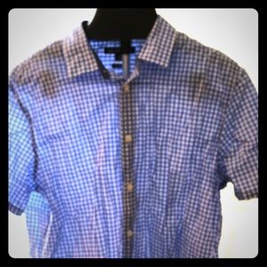 Micheal Kors Short sleeve dress shirt-Tailored fit